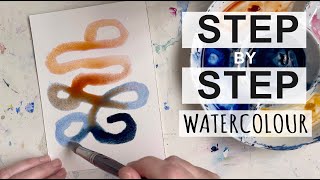 Wet in Wet Abstract Watercolour Tutorial | Beginner Friendly