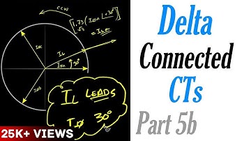 Introduction to Current Transformers Part 5b: Delta Connected CTs