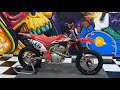 MONTEI AS RODAS MOTARD NA CRF250F SUPERMOTO