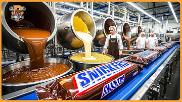 How Snickers are made in Factory
