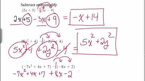 12.4 Adding/Subtracting Polynomials