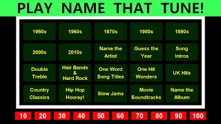 Name That Tune Music Trivia Game #31