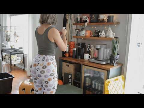 Halloween Glow Up For The Coffee Stand Decorate With Me