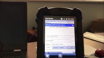 MC9200 WIFI Setup and Data Wedge Enable