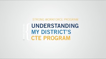 Understanding the CTE Program in my District