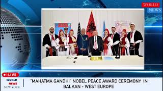 Mahatma Gandhi Nobel Peace Award In Balkan| Prof. Dr. Madhu Krishan | Amb. Dr. Shefki Hysa | Fusy