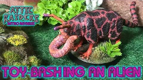 Kitbashing Cheap Creatures for D&D, Frostgrave or Warhammer using toys! Alien Zoology