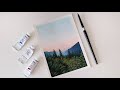 Gouache Tutorial | How to Paint a Landscape