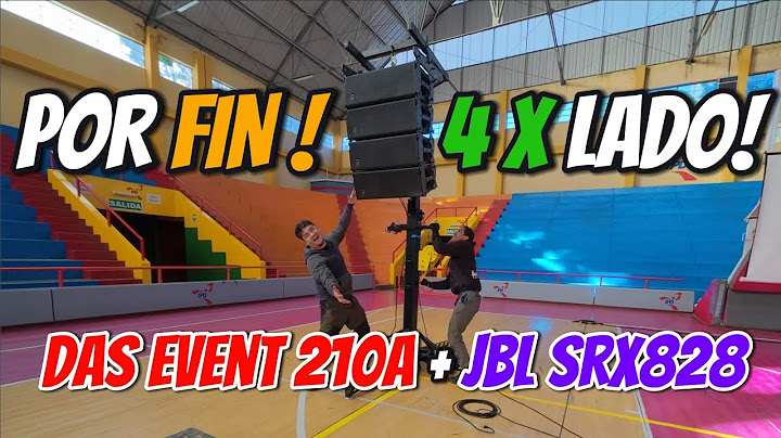 🔥 ¡POR FIN 4xLADO! SONORIZAMOS UN COLISEO CON DAS EVENT 210A Y SUBS JBL SRX828SP 💥