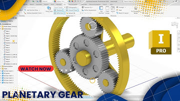 How to Design a Planetary Gear System in Autodesk Inventor Using Spur Gear Generator