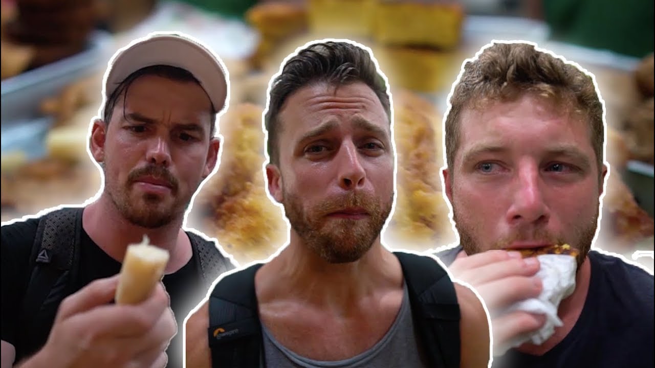Gringos Probando Comida Callejera (popular) PARAGUAYA | EL CHAD ft. Dustin Luke & Tim Explica