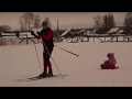 Лыжная тренировка с отягощением