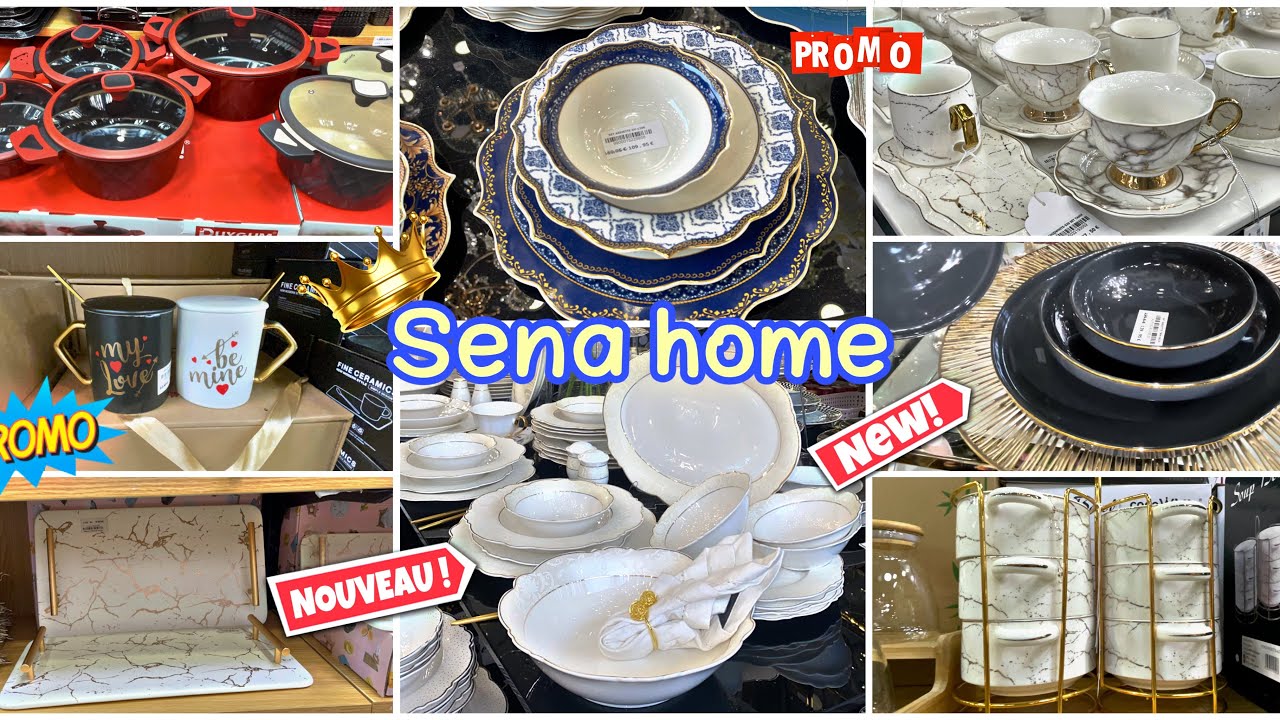 Sena home vaisselles🆕جديد كيهبل عند اشهر محل تركي في اروبا اواني هماوية ديال النخوة مع تخفيضات🔥