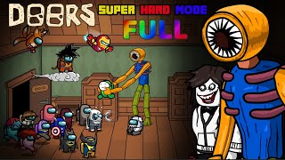 Doors SUPER HARD mode - Among Us Animation - FULL