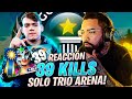 ESTE ES EL RECORD MUNDIAL DE KILLS EN ARENA SOLO VS TRIO | Reacción a Mongraal