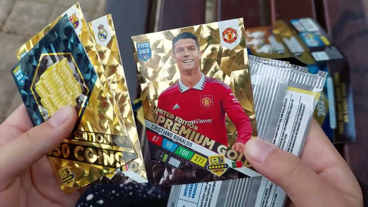 Adrenalyn xl fifa365 card special pack panini unboxing- Καρτες FIFA 365 Ronaldo