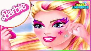 💫 Super Barbie Sparkling Makeover Beauty Facial Makeup Game for Girls screenshot 1