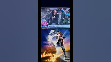 Local News takes a ride in the Delorean Time Machine #delorean #backtothefuture #80s #shorts