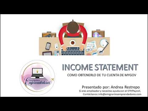 Descargar Income Statement desde MyGov - Emigrantes Emprendedores Australia