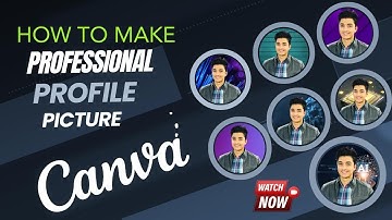 How to Make a Professional Profile Picture with Canva in 2025 | Easy & Free Design Tutorial