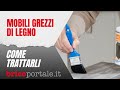 Come trattare i mobili grezzi di legno con olio decorativo profumato