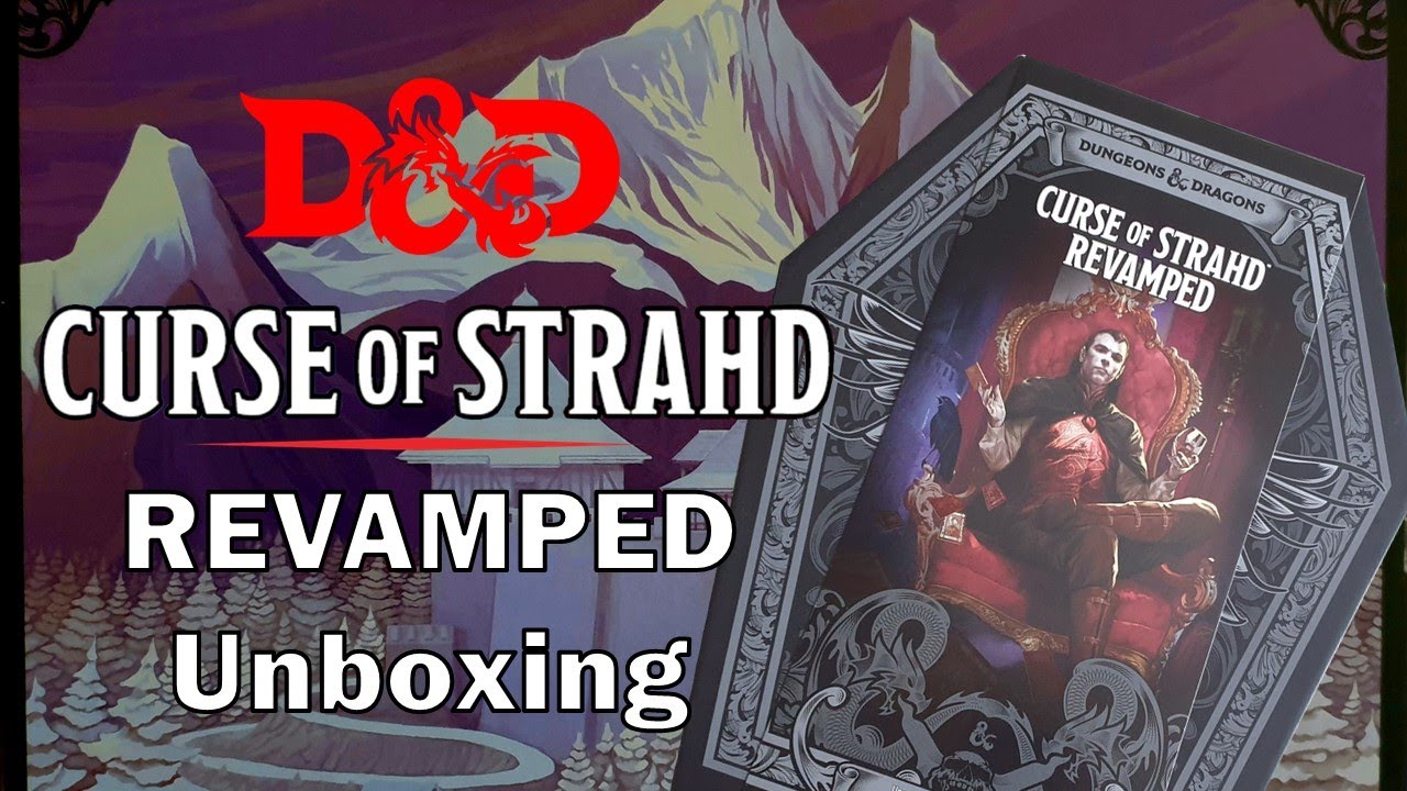 Curse of Strahd Revamped Unboxing & Review - Halloween D&D - YouTube