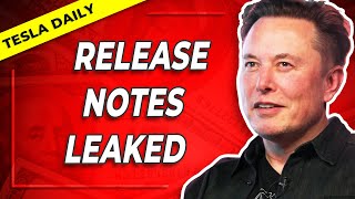 FSD Release Notes Leaked Plus Crazy Tesla Demand, Battery Updates