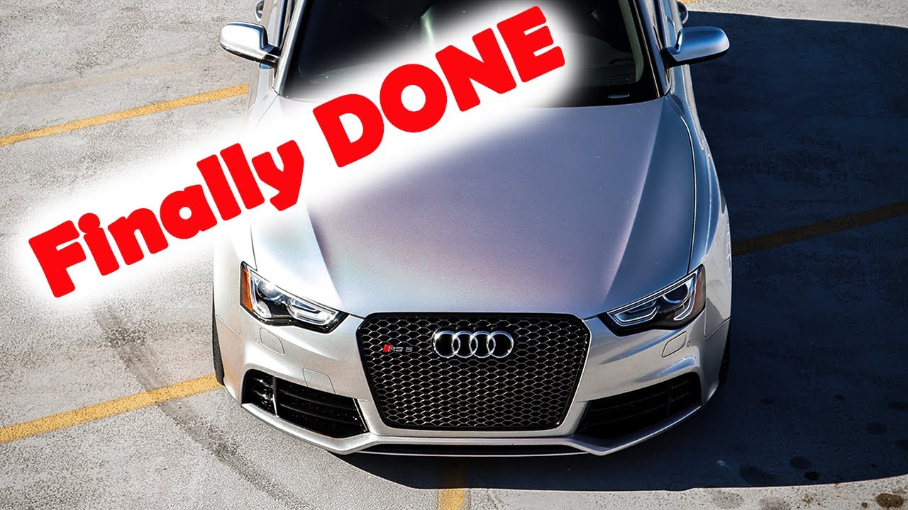 COMPLETED my Salvage RS5 BUILD | Part 10