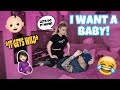 I WANT TO HAVE A BABY NOW PRANK ON BOYFRIEND!!! *FUNNY REACTION!!*