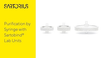 Sartobind® Lab Tutorial: Equipment-Free Purification with Syringes
