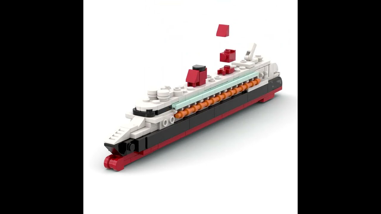 LEGO Disney Magic Cruise Ship Speed-Build Animation 