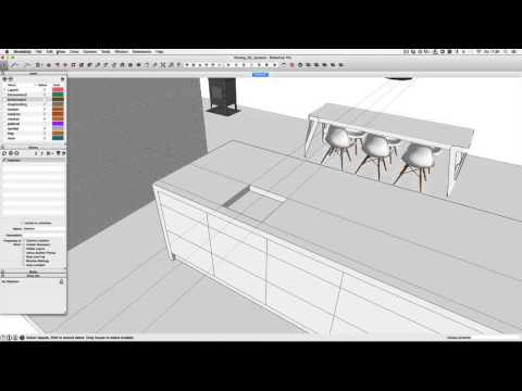 Sketchup cursus basis les 11-09 Keuken