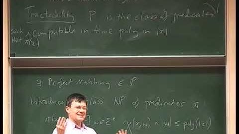 Prof. Mark Jerrum | Algorithms and complexity II