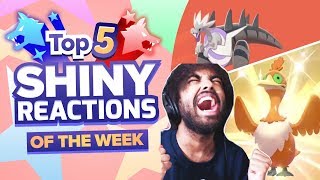 TOP 5 SHINY REACTIONS OF THE WEEK! DOUBLE SHINYS! Pokemon Sword and Shield Shiny Montage! Episode 7