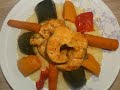 COUSCOUS MARROQUI DE PESCADO( CONGRIO) Y VERDURAS  DELICIOSO