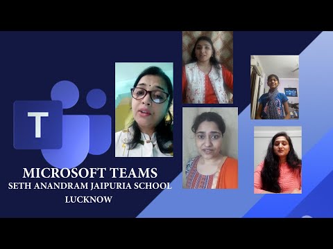 Microsoft Teams Seth Anandram Jaipuria School Lucknow|Online Learning and Feedback
