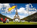 VR View - Paris - Top of Eiffel Tower (Virtual reality / 360)