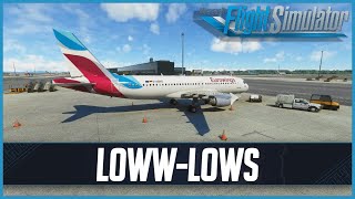 Microsoft Flight Simulator | RNAV into Salzburg (LOWS) | Fenix A320 | Vienna to Salzburg