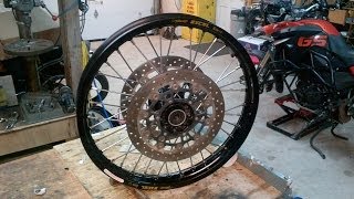 F800GS Front Rim Replacement