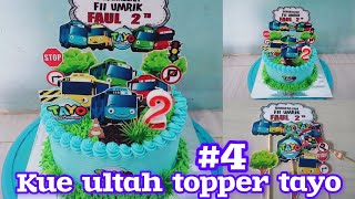 lagi-lagi dapat orderan kue ultah tema tayo!!!!KUE ULTAH TEMA TAYO #4