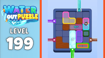 Water Out Puzzle level 199 solution