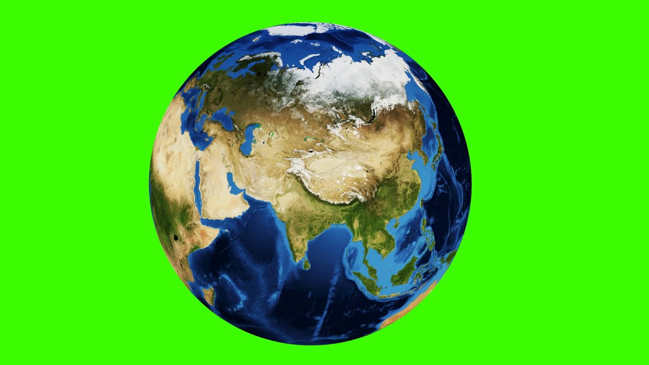 ROTATING EARTH GREEN SCREEN VIDEO 3D ANIMATION FREE GREEN SCREEN - YouTube