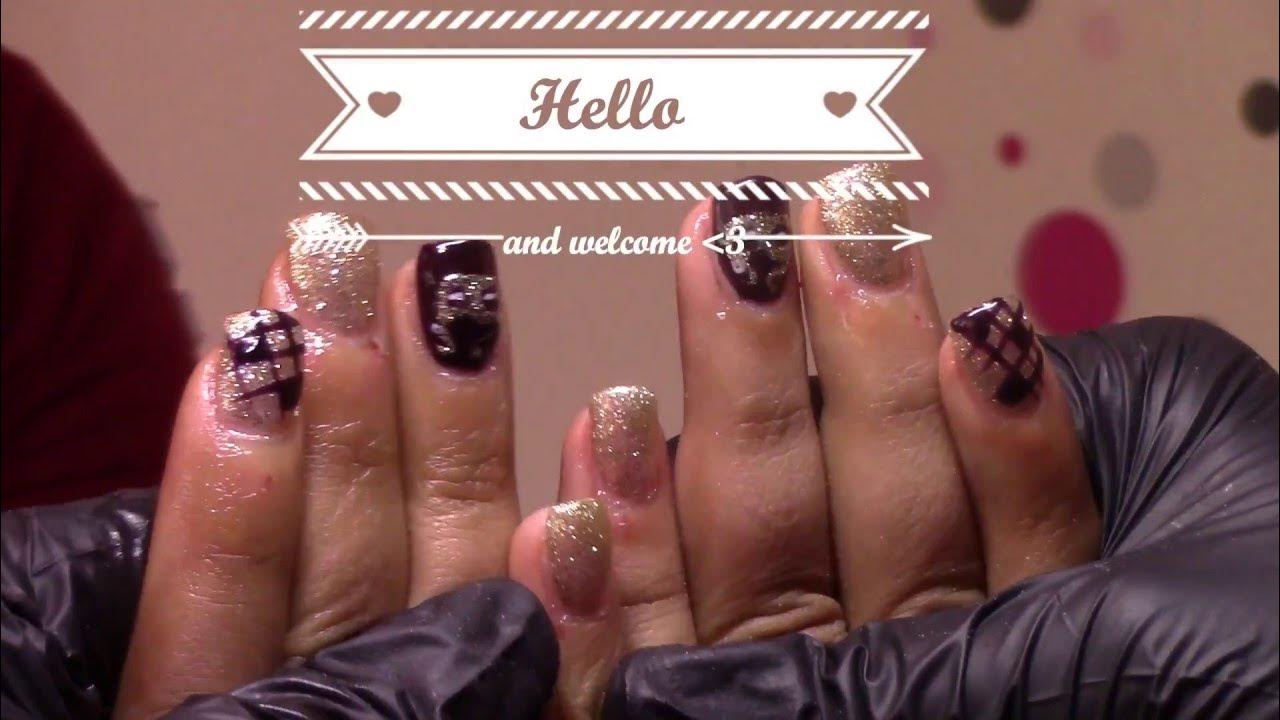 SEMILAC 🎉 Αποκριάτικα νυχάκια με 2 μόνο χρώματα 🎉 Cathys Nails