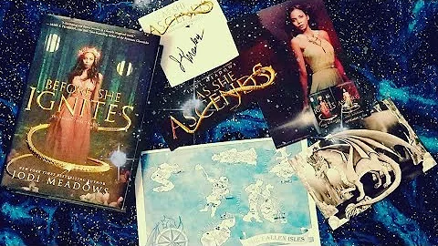 Checking out my new AS SHE ASCENDS pre-order swag-...