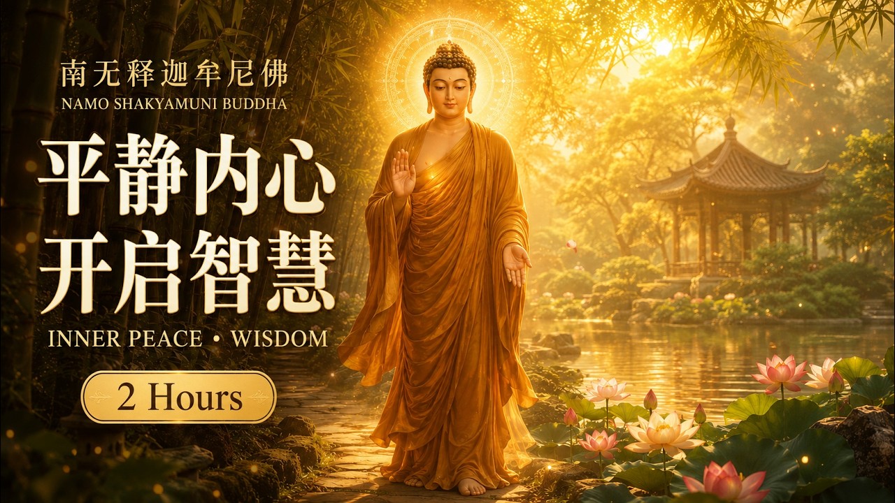 南无释迦牟尼佛】2小时・平静内心・开启智慧｜Namo Shakyamuni Buddha
