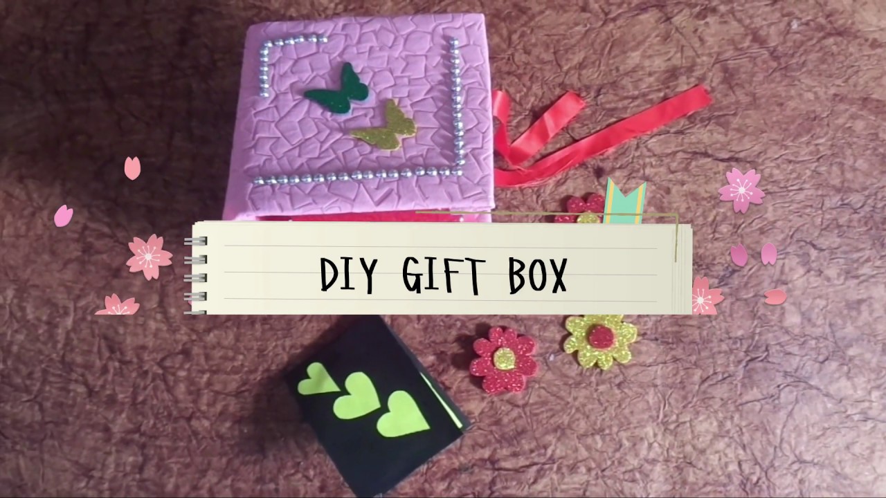 Mother's day special DIY Gift Box Cardboard craft YouTube