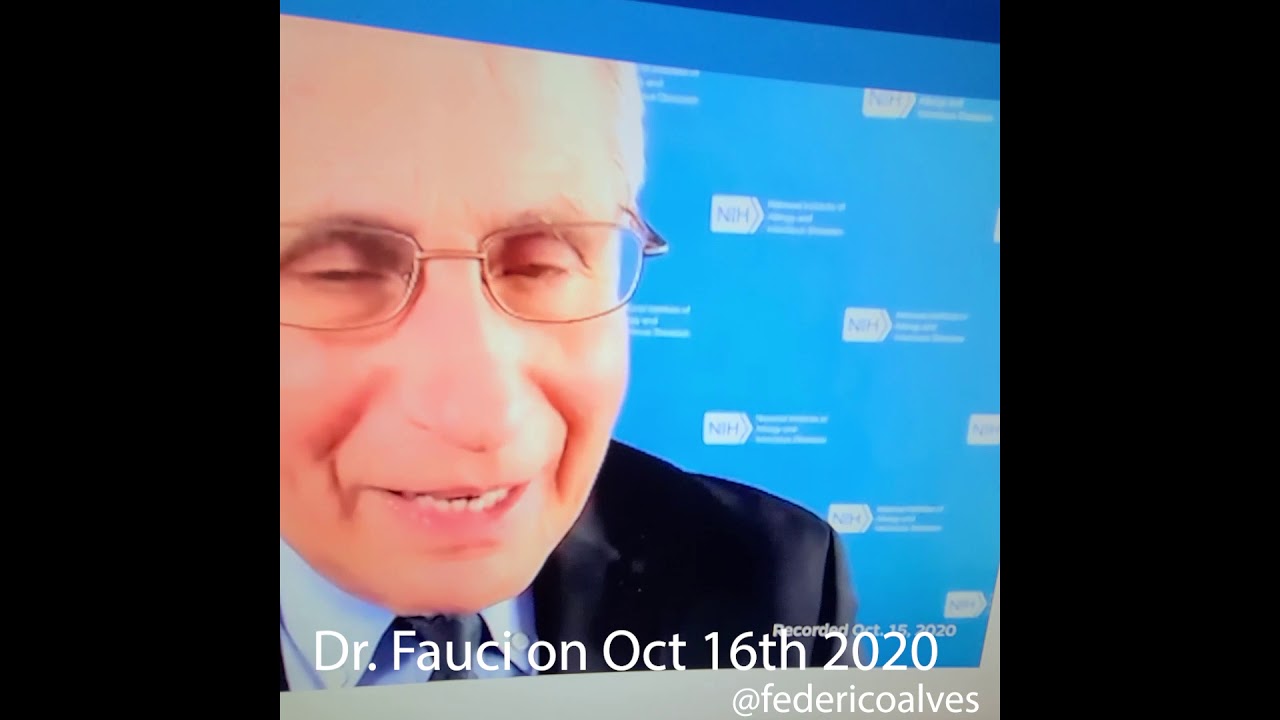 DR. FAUCI SIDES WITH BIDEN'S CAMPAIGN ON POLICY VS POLITICS
