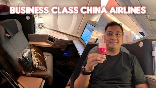 FLIGHT EXPERIENCE BUSINESS CLASS CHINA AIRLINE JAKARTA TO TAIPEI
