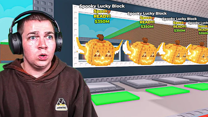 Opening the LAST Spooky Lucky Blocks..