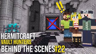 TRIPLE CHAOS CHALLENGE with False & Etho - Vault Hunters Hermitcraft Behind the scenes